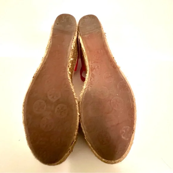 Tory Burch Red and White Espadrilles - Picture 10 of 10